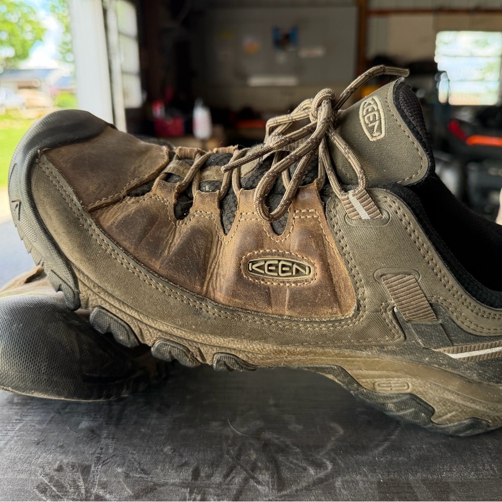 Keen Brown Leather Men's Hiking Boots